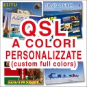 QSL personalizzate a colori