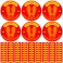 Floor stickers