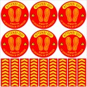 Floor stickers