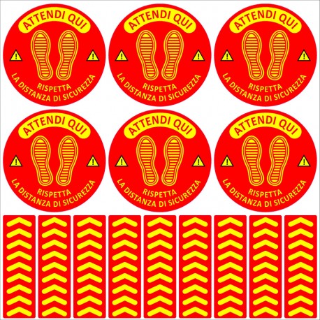 Floor stickers